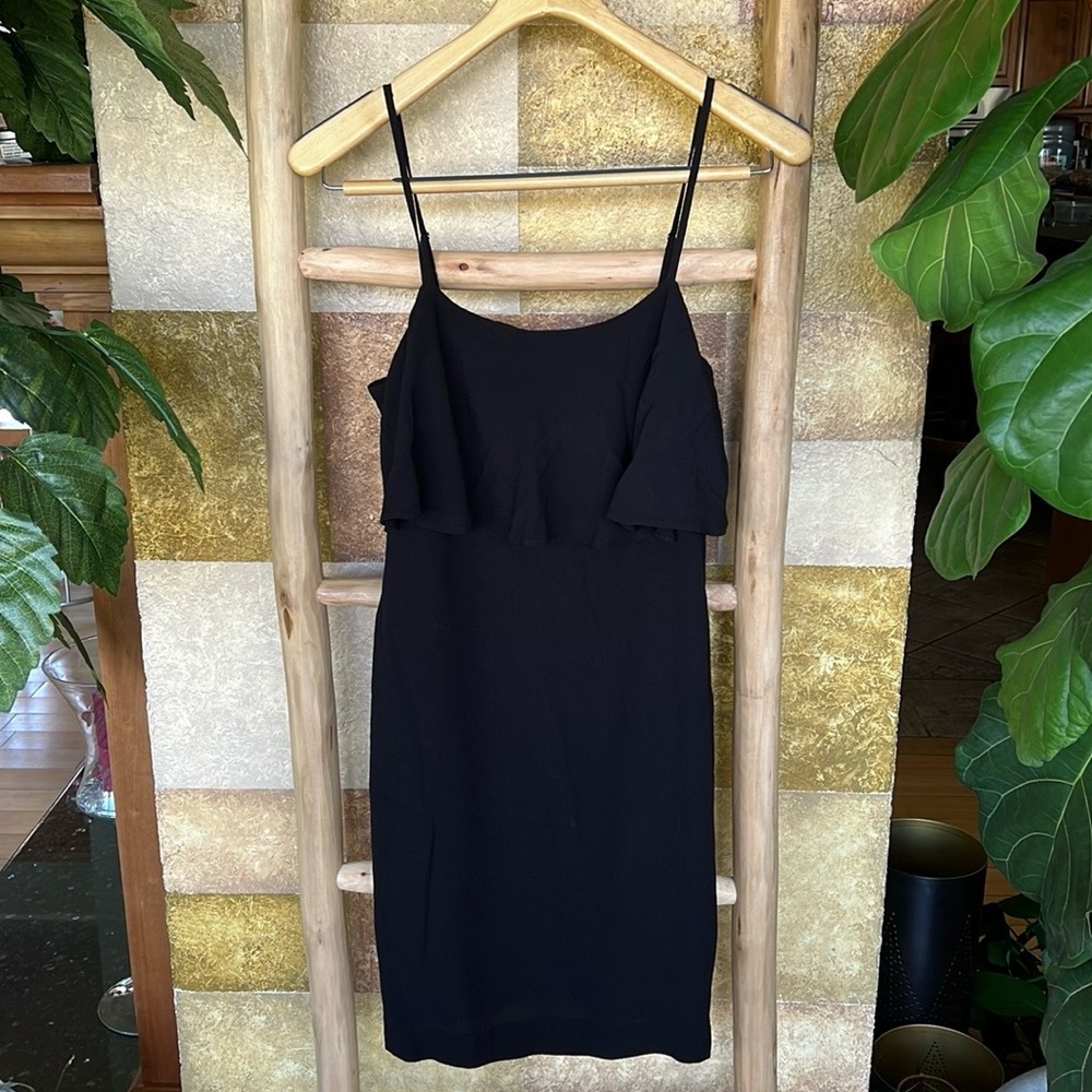 NEW J. Crew Women’s Black Spaghetti Adjustable Strap Mini Dress, US Size 4